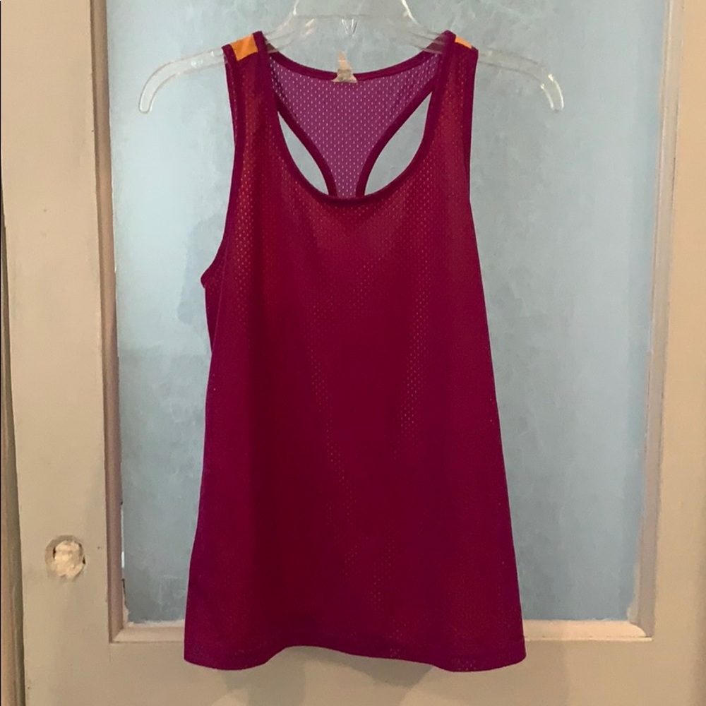 Purple workout top